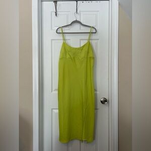 a new day Strapless Lime Dress
